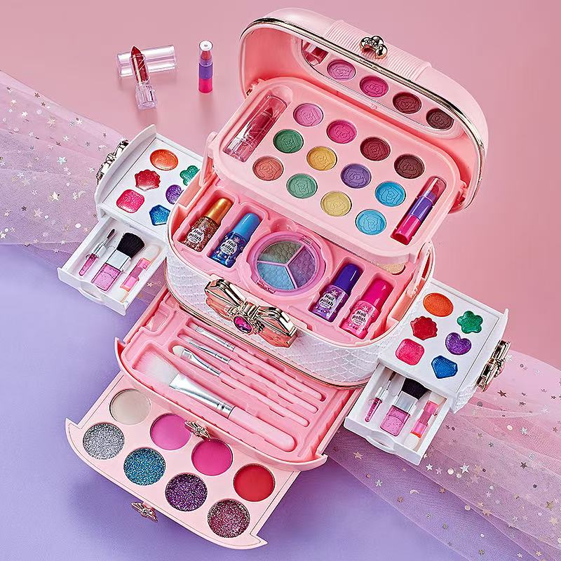 Sets De Belleza Juego De Maquillaje Lavable Real Para Niñas.