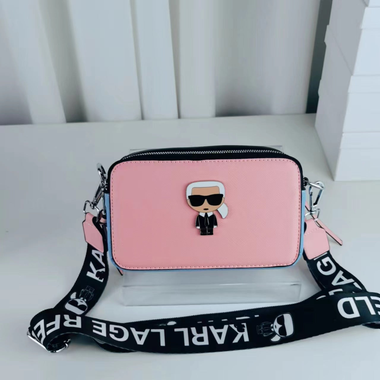 Bolso De Hombro De Cuero De Lujo De Moda Karl Lagerfeld