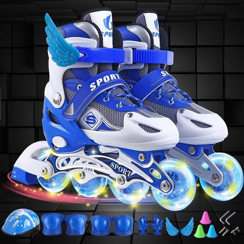 Patines de línea con luces