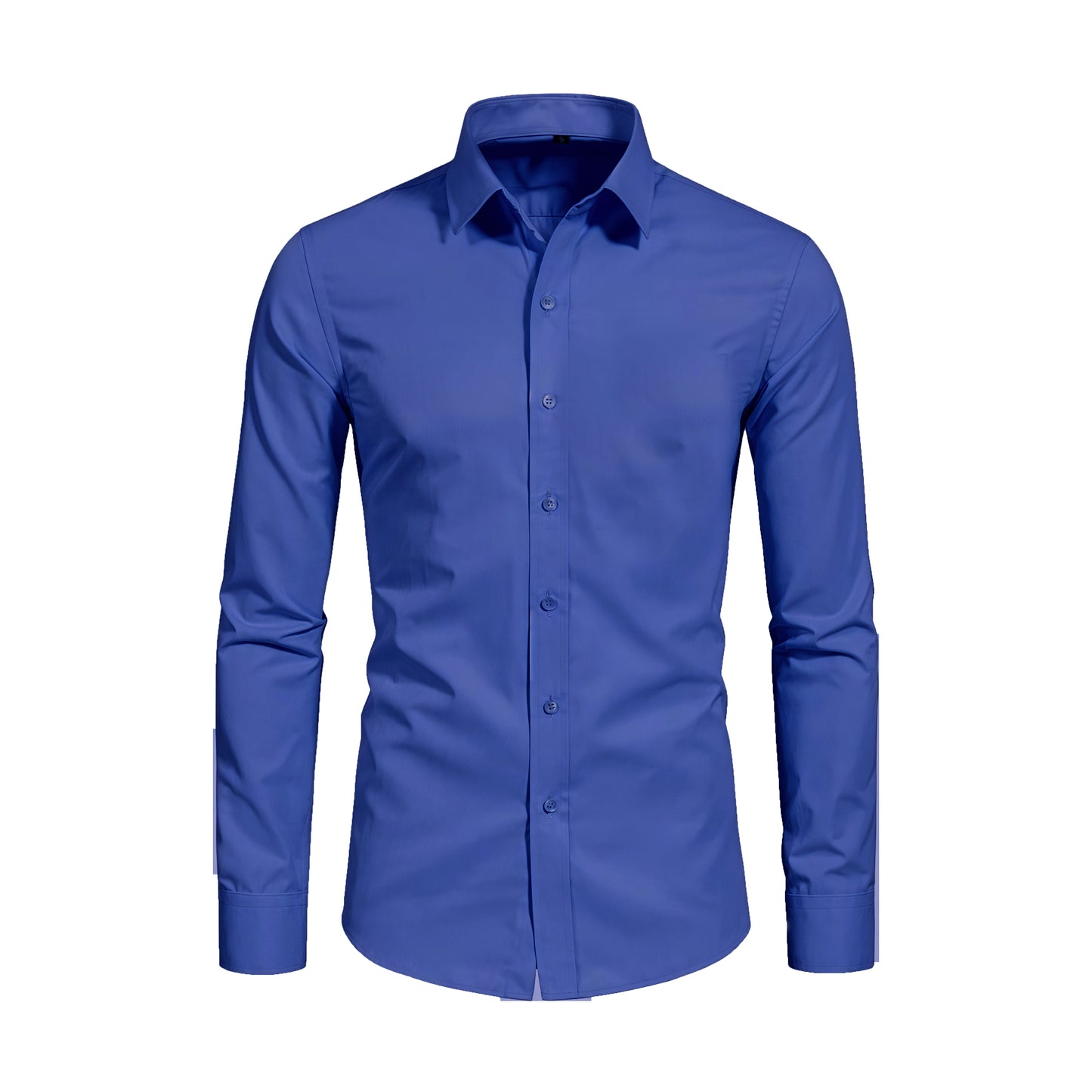 Camisas De Vestir Slim Fit Manga Larga Para Hombre Casual