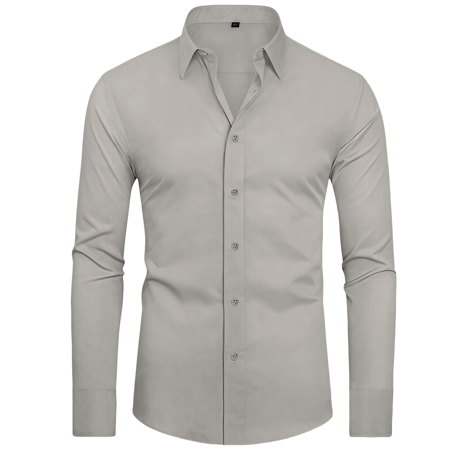 Camisas De Vestir Slim Fit Manga Larga Para Hombre Casual