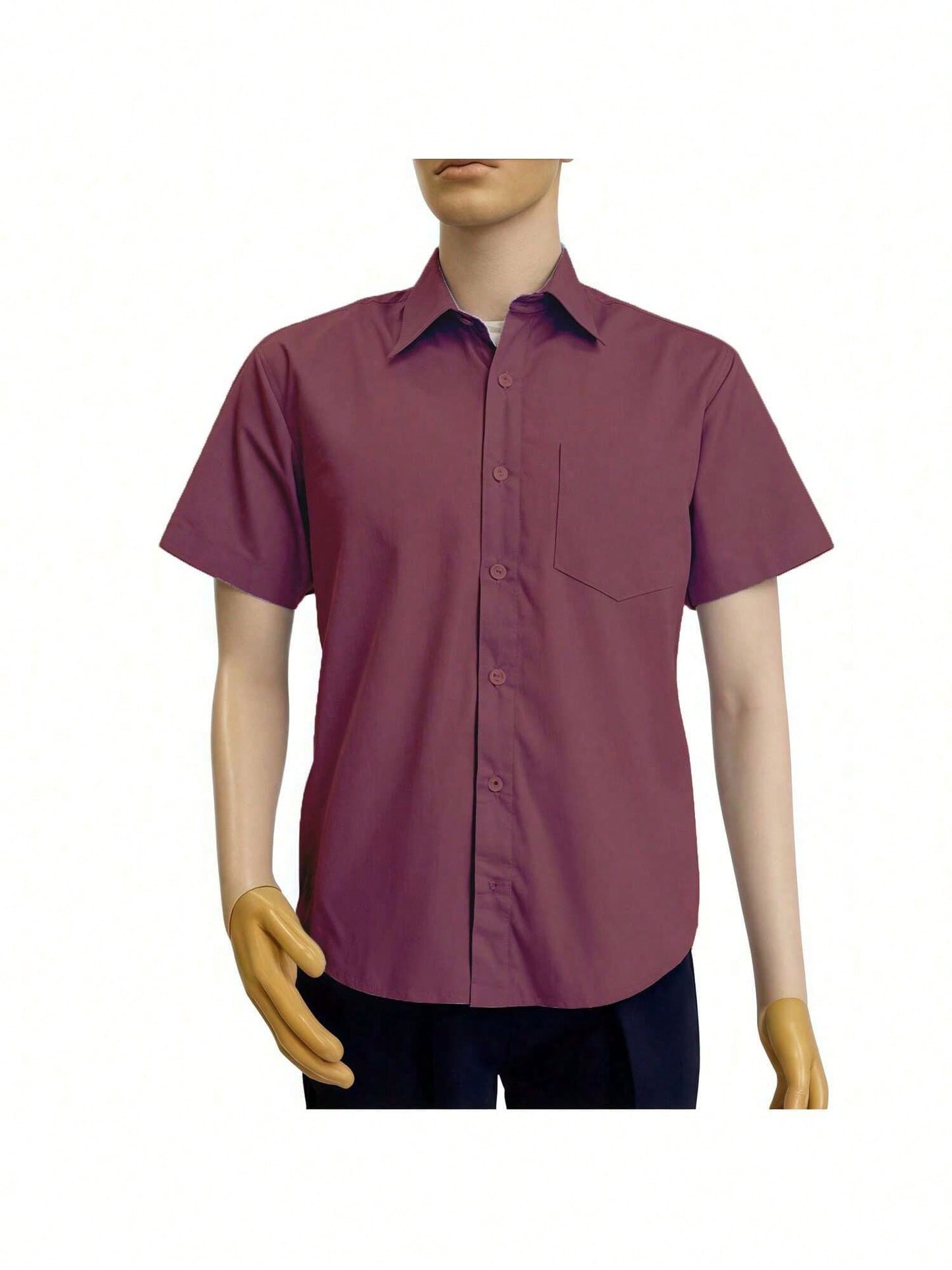 Camisa de hombre manga corta.