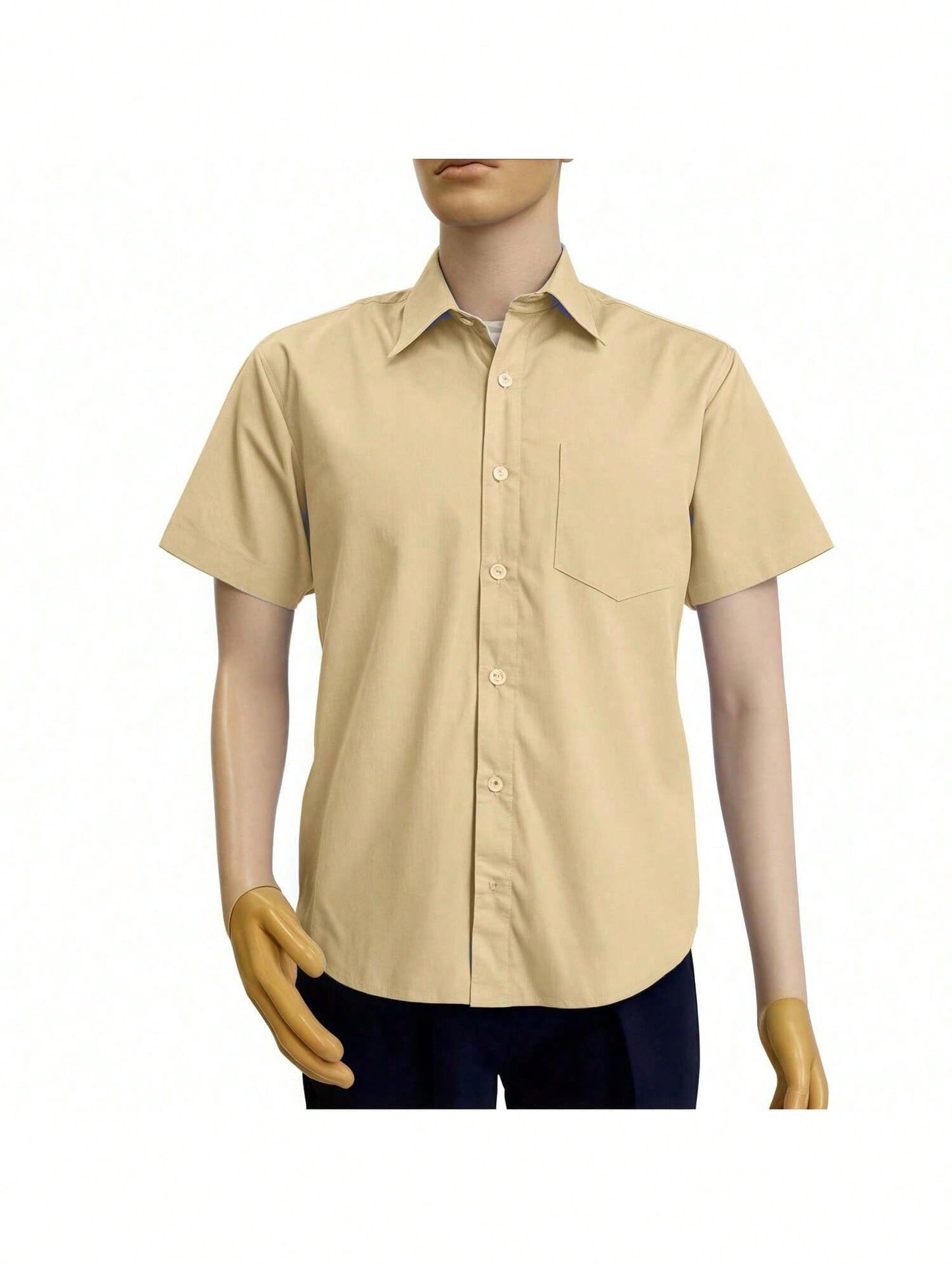 Camisa de hombre manga corta.