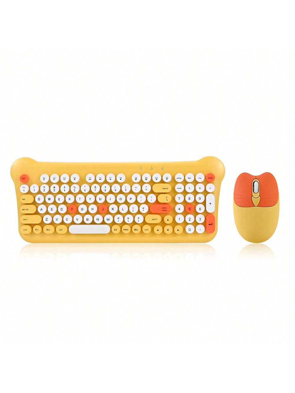 Teclado Con Mouse Colores Pastel Bluetooth