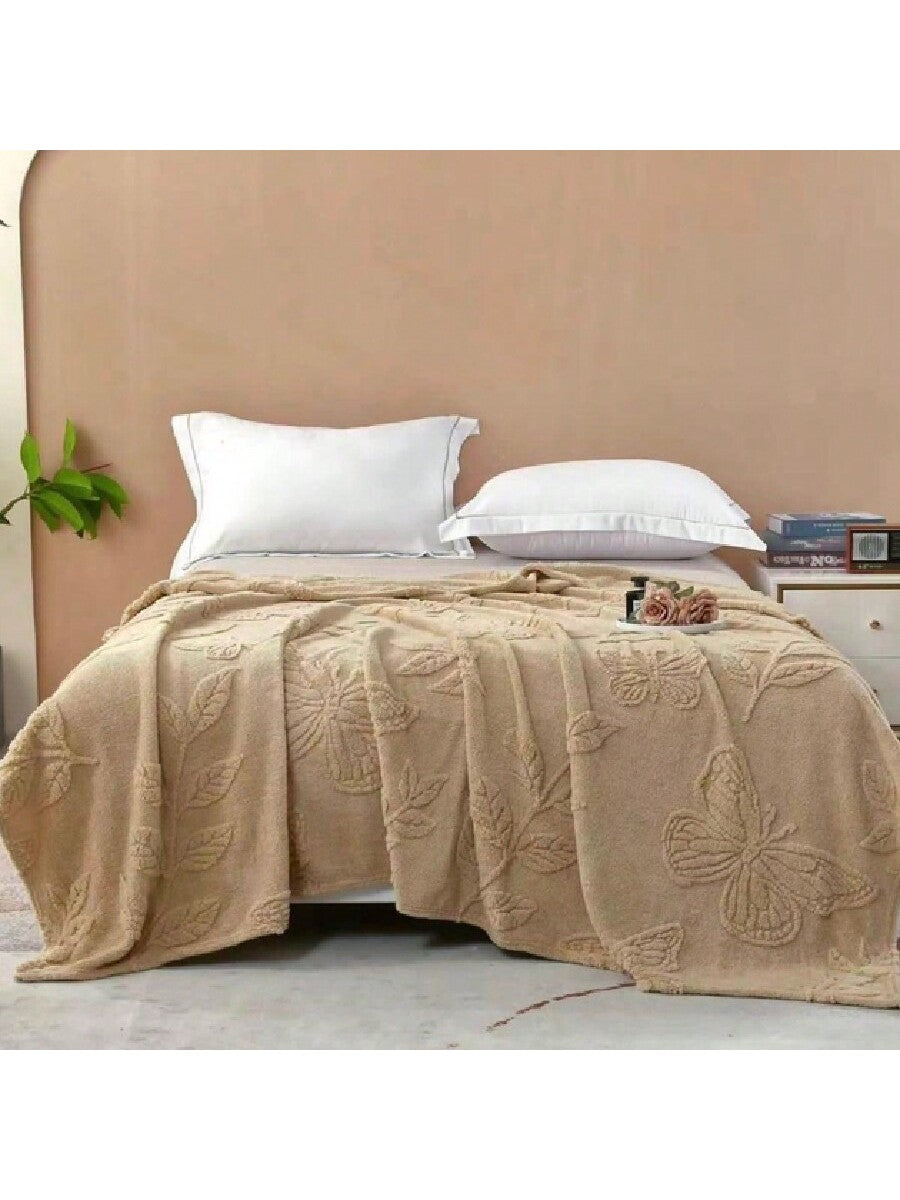 Manta Afelpada y Suave con Forma de Mariposas.
