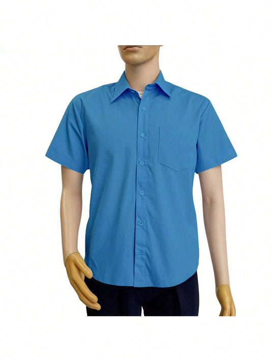 Camisa de hombre manga corta.