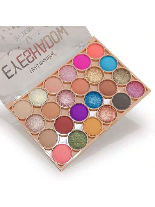 Paleta de Sombras 24 Colores Nacarados y Mate